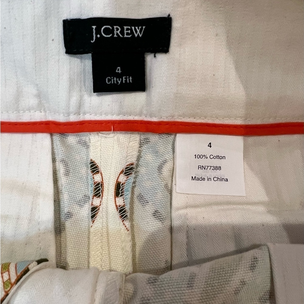 J Crew Patterned Green and Blue Women's Shorts - Picture 8 of 11
